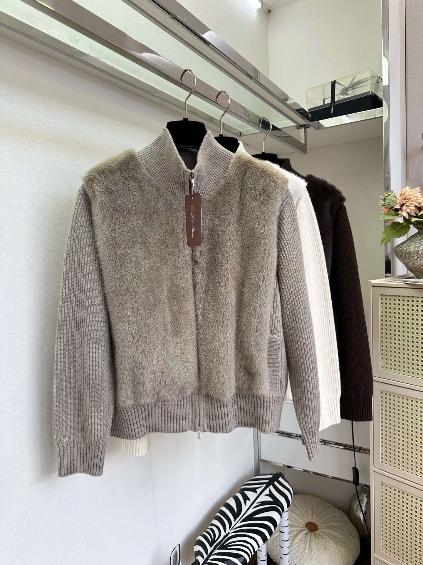 ژاکت زنانه پوست سمور وارداتی برند Loro Piana