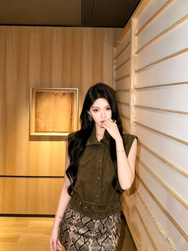 جلیقه جیر زنانه YSL