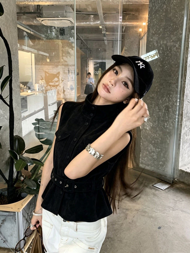 جلیقه جیر زنانه YSL