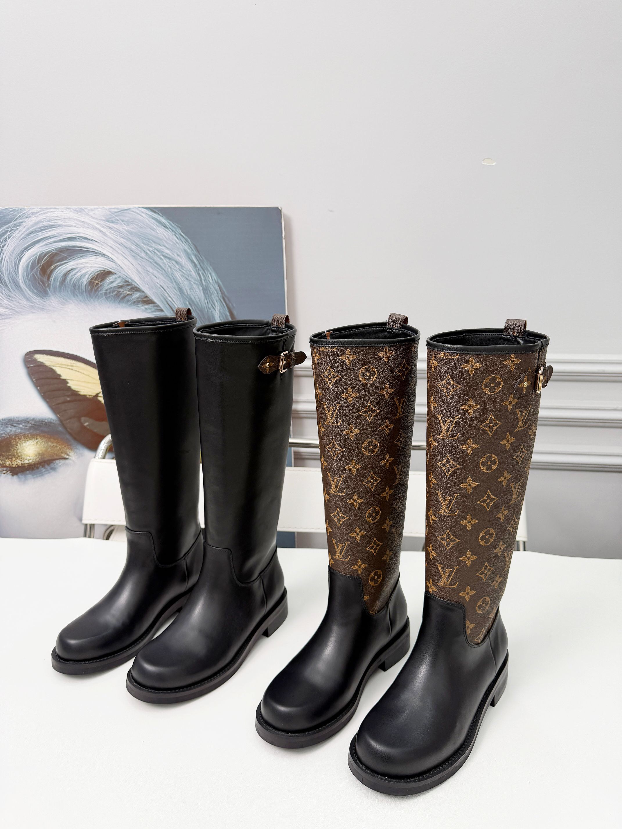 بوت زنانه برند Louis Vuitton