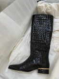 بوت چرم زنانه برند Chanel