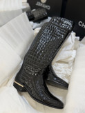 بوت چرم زنانه برند Chanel