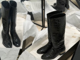 بوت چرم زنانه برند Chanel