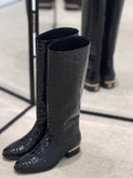 بوت چرم زنانه برند Chanel