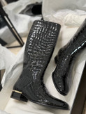 بوت چرم زنانه برند Chanel