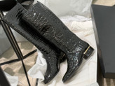 بوت چرم زنانه برند Chanel