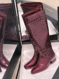 بوت چرم زنانه برند Chanel