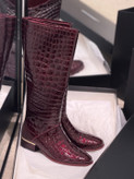 بوت چرم زنانه برند Chanel