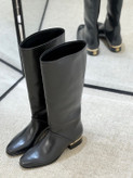 بوت چرم زنانه برند Chanel