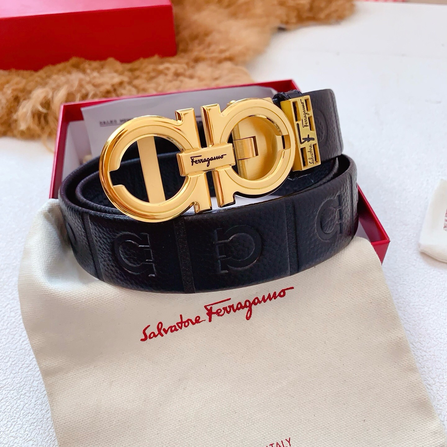 کمربند مردانه برند Ferragamo